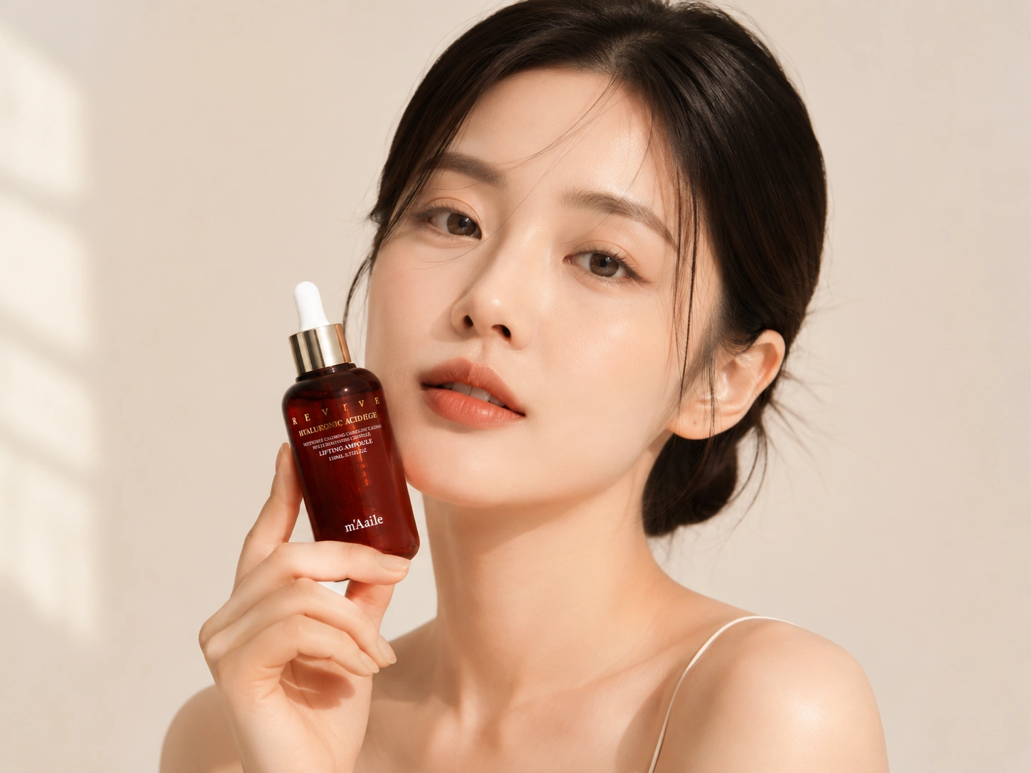 m'Aaile Lifting Ampoule — in use